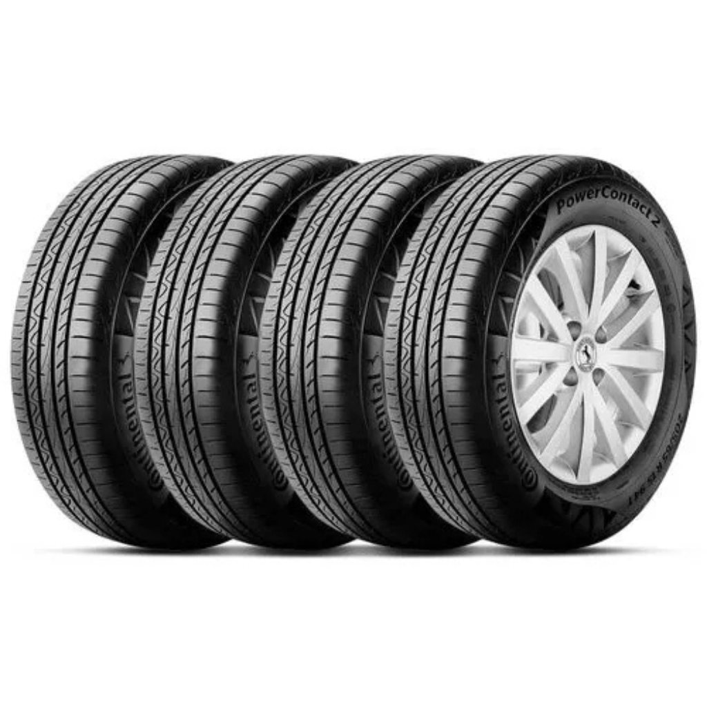 Kit 4 Pneu Continental Aro 13 175/70r13 82t PowerContact2